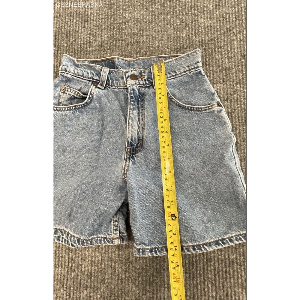 Vintage 90s Levi's Boys Light Wash Blue Denim Regular Fit 352 Shorts Size 12 - Picture 8 of 8